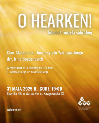 „O hearken!” – Koncert muzyki sakralnej