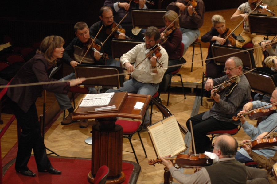 Próba z Sinfonią Varsovia